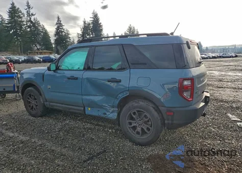 2022 Ford Bronco Sport Big Bend z USA, uszkodzony, nr VIN 3FMCR9B68NRD05886